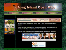 Tablet Screenshot of longislandopenmics.com